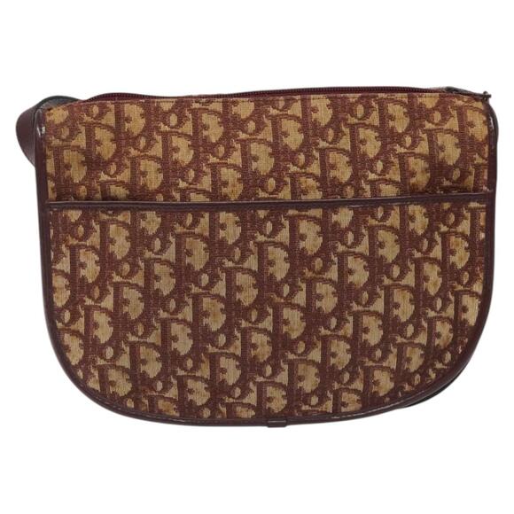 DIOR Trotter Canvas Shoulder Bag Red - Picture 3 of 12